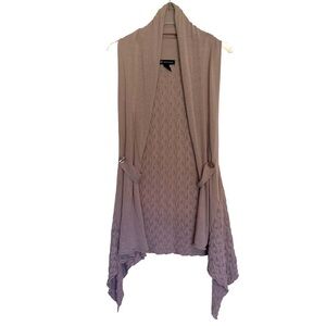 INC International Concepts Beige Sleeveless Sweater. Size Medium